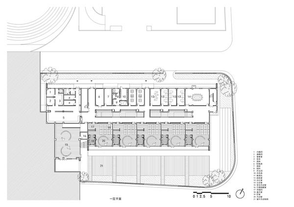 南京岱山幼儿园 / 周凌工作室#幼儿园平立剖面设计图 #幼儿园建筑设计案例 #幼儿建筑设计案例 