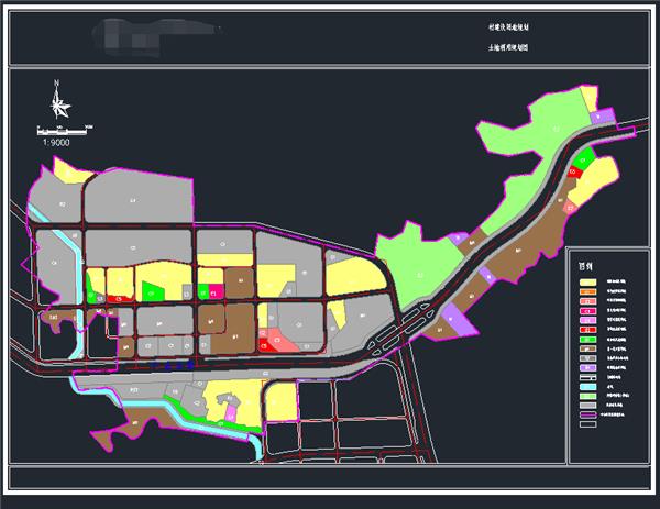 村建设用地规划2个CAD【土地利用现状图 土地利用规划图】_3826592