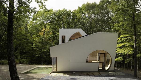 过去的“内部”住宅 / Steven Holl Architects#居住建筑设计案例 #独栋住宅设计案例 #独立住宅设计案例 