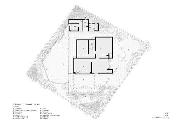 Arthshila文化中心——文化适应及再利用私人基础设施 / Abin Design Studio_3829403