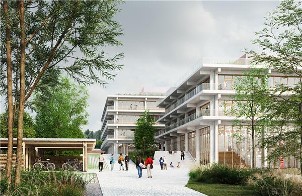 重建博克穆勒中学#中学 #校园建筑 #老项目改造 