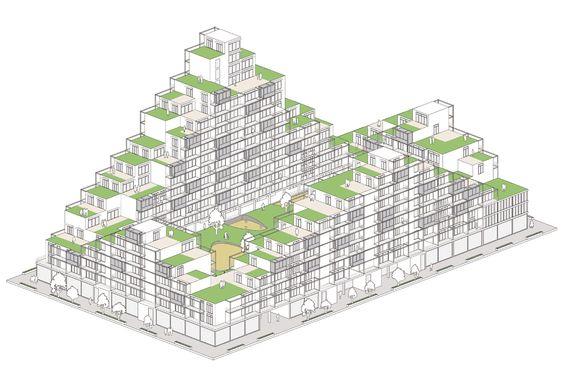 退台建筑外立面