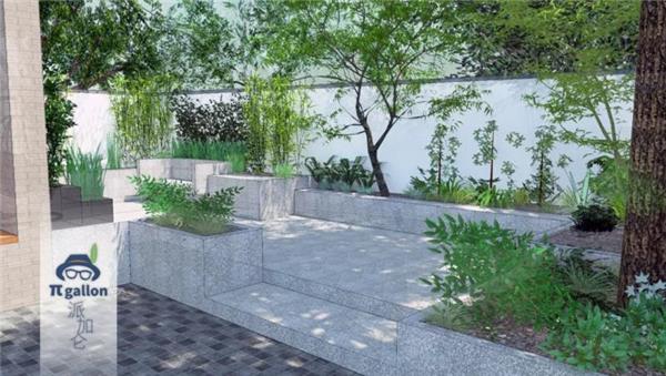 庭院设计案例——极简风庭院植物设计_409660