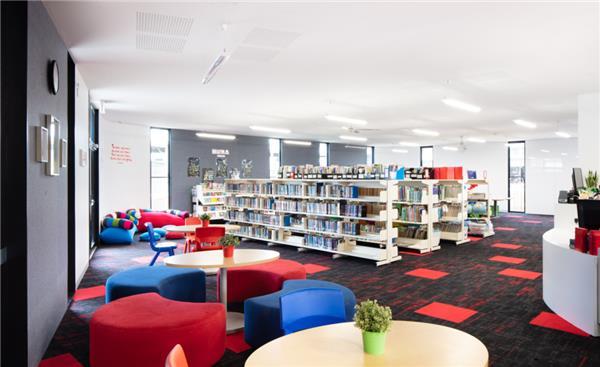 校园图书馆室内设计#学校书吧设计 #阅读空间 #校园阅览室 
