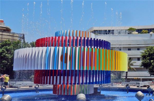 Fire and Water Fountain