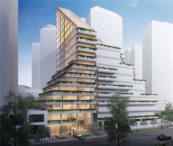 坂茂公布位于温哥华“世界最高混合木结构建筑”设计方案_415626