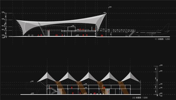 岳阳民用机场航站楼-建筑设计_416711