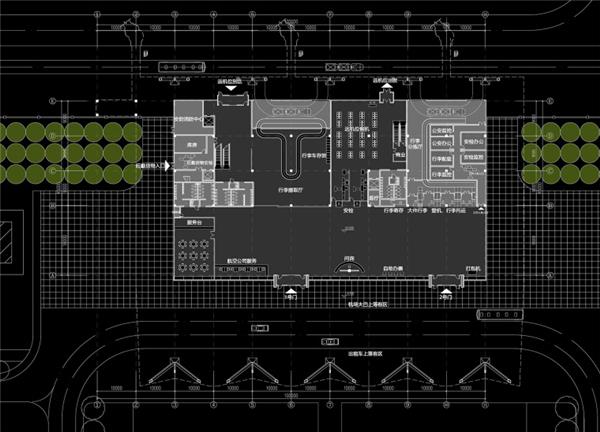 岳阳民用机场航站楼-建筑设计_416711