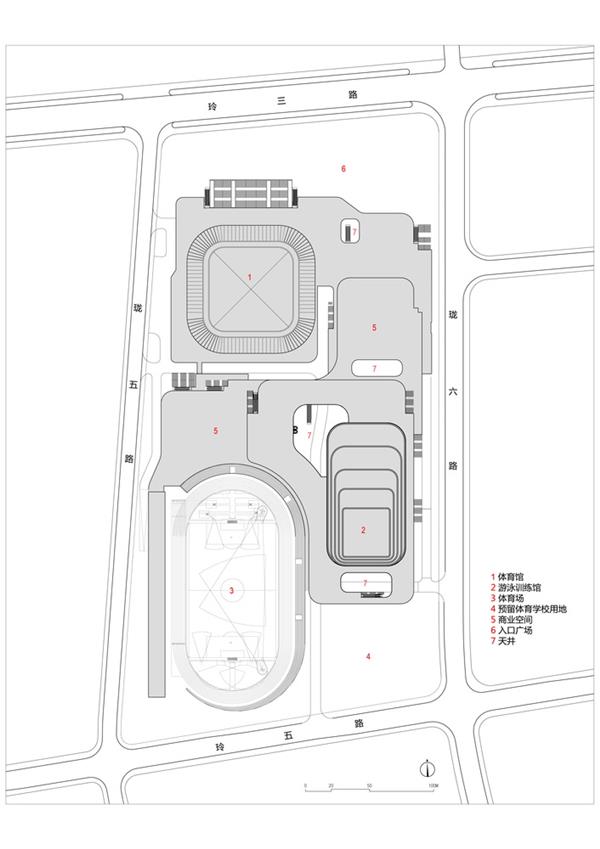 临安市体育文化会展中心-建筑设计_417353