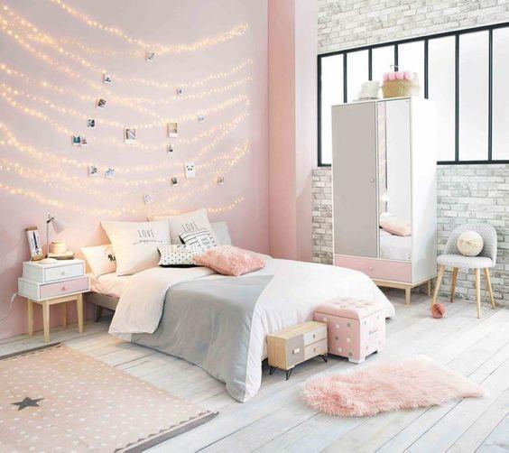 44 Cozy Teen Bedroom Decoration on Pink Style_419083