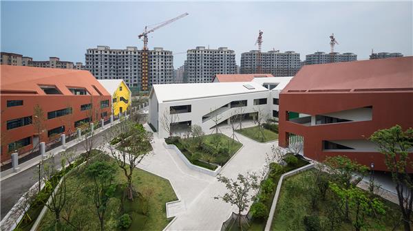 儿童画笔下的“童趣”空间—杭州未来科技城海曙学校-建筑设计_420101