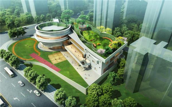 看得见森林的幼儿园 - 上海紫竹领仕幼儿园概念方案设计#幼儿园 #幼儿园建筑设计 #UDG 