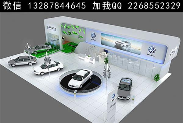 车展展厅展台设计案例效果图#(效果图)