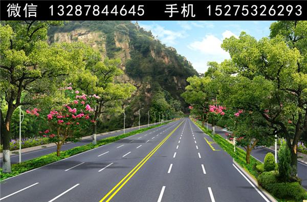 2道路绿化景观设计案例效果图_3835201