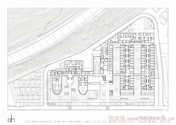 西班牙San Juan de Dios医院#(木头住宅)#(木屋)#(医疗建筑)#(医院平面图)#(儿童医院)#(国外医院)#(医院)#(医院建筑)#(医院设计)