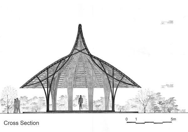 Flamingo Bamboo Pavilion/BambuBuild-建筑设计_428210