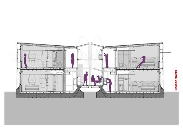 塞纳河上的漂浮酒店-建筑设计_428696