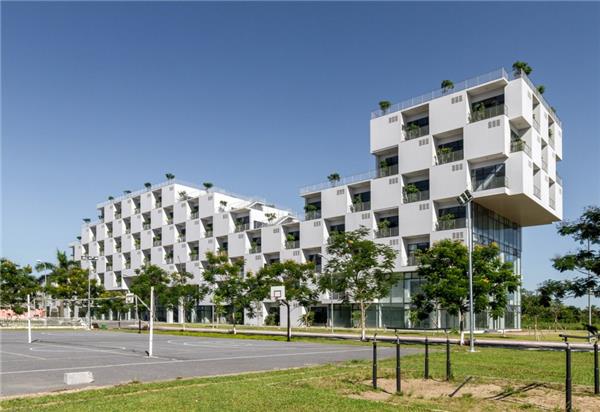 新型绿色校园建筑 | 越南FPT大学理工楼#低碳规划 #被动式设计 #PassiveDesign 