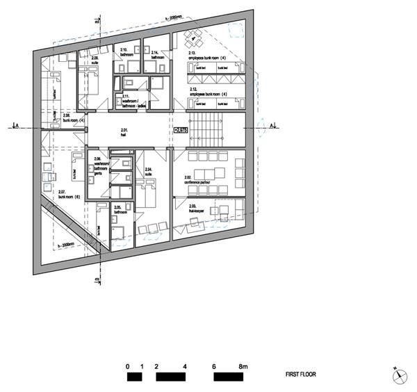 斯洛伐克山脉倾斜的kezmarska小屋/ Atelier 8000-建筑设计_429439