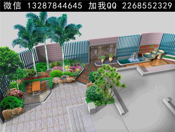 住宅院子别墅院子设计案例效果图