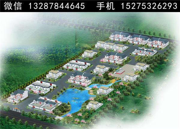 乡村规划设计案例鸟瞰图_3795807
