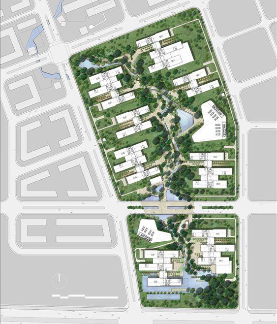 居住区规划设计平面图_442665