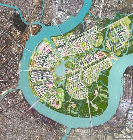 台州市绿心桐屿片区城市设计概念规划