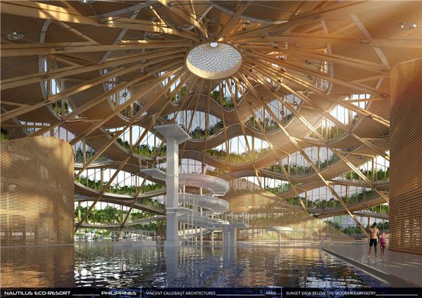 菲律宾鹦鹉螺生态度假村设计方案-建筑设计_445775