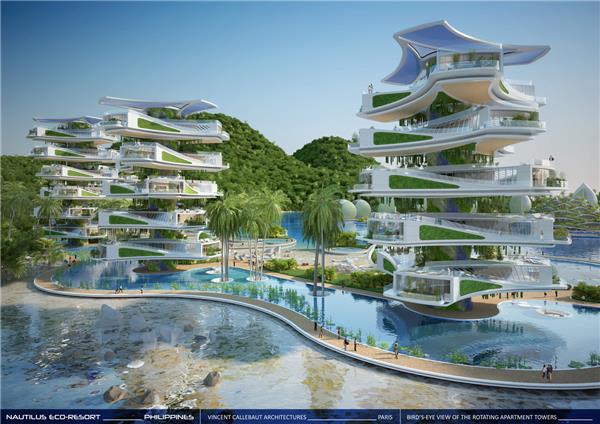 菲律宾鹦鹉螺生态度假村设计方案-建筑设计_445775