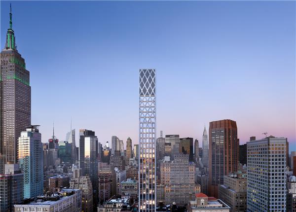 Morris Adjmi 公布纽约超高层住宅设计，将哥特三段式立面完美呈现_446255