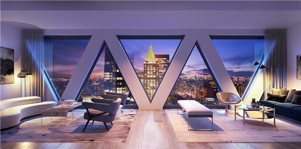 Morris Adjmi 公布纽约超高层住宅设计，将哥特三段式立面完美呈现_446255