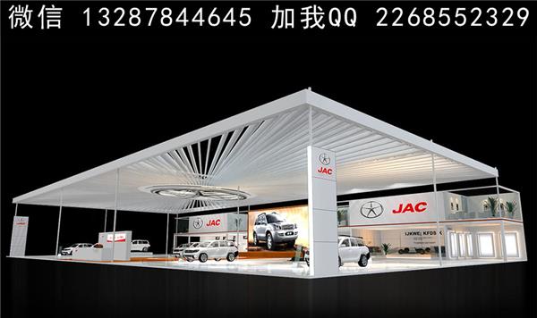 车展展厅展台设计案例效果图#(效果图)