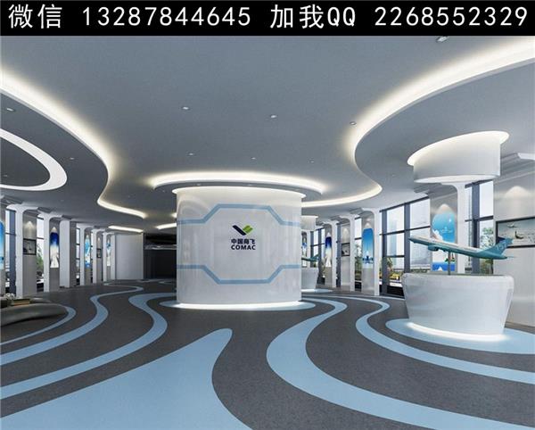 企业展厅销售展厅设计案例效果图