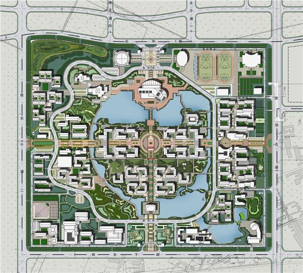天津市中医药大学新校区修建性详细规划#天津市城市规划设计研究院规划二所 #天津规划院二所 #详细规划 