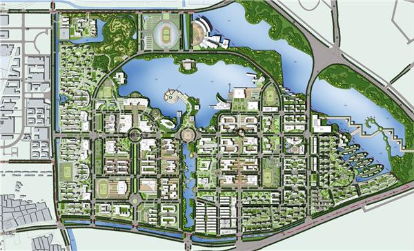 天津师范大学、天津理工大学新校区修建性详细规划#天津市城市规划设计研究院规划二所 #天津规划院二所 #详细规划 