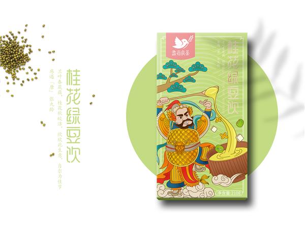 益谷良茶|食品包装设计/插画_545176