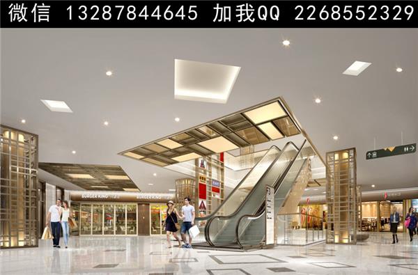 商场设计案例效果图#(效果图)