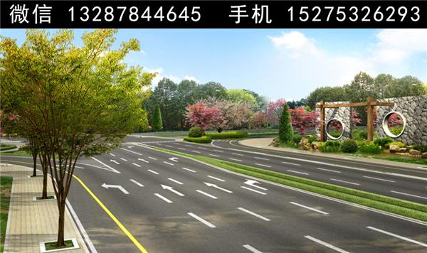 2道路绿化景观设计案例效果图_3835197