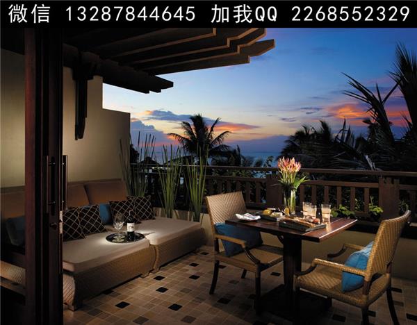 阳台花园设计案例效果图#(客厅)#(书房)#(阳台景观)#(阳台栏杆)