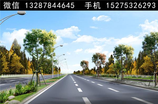 2道路绿化景观设计案例效果图_3835206