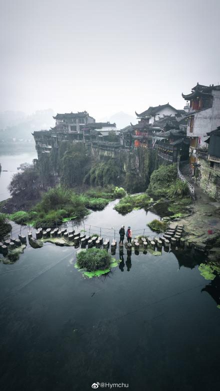 湖南省湘西市芙蓉镇旅游景点