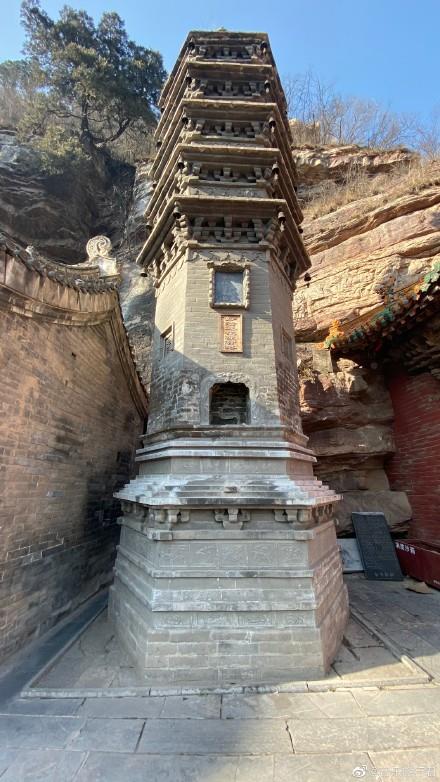 河北省石家庄市苍岩山龙岩寺旅游景点