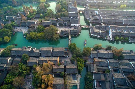 (苏州园林鸟瞰图(园林景观鸟瞰图(园林景观俯视图(中式园林