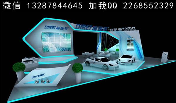 车展展厅展台设计案例效果图#(效果图)
