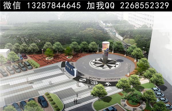 汽车城设计案例效果图