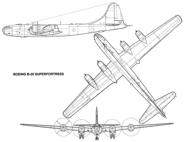 B-29轰炸机（绰号：“超级空中堡垒”Superfortress）_1266270