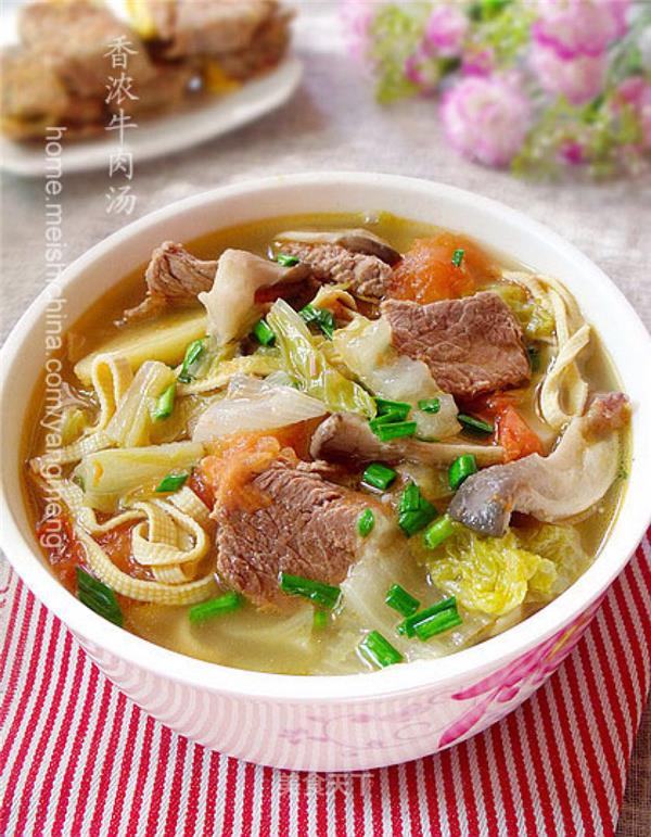 牛肉汤图片