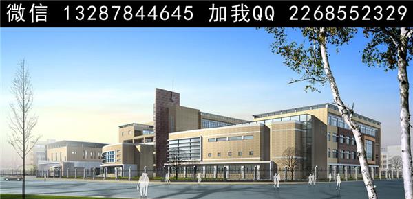 学校设计案例效果图#(效果图)