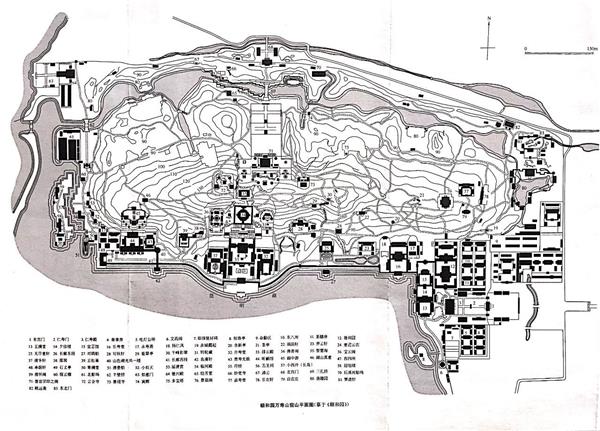 颐和园平面图_3500302