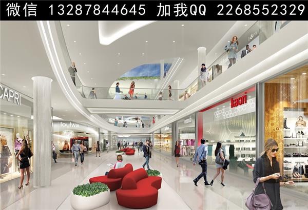商场设计案例效果图#(效果图)